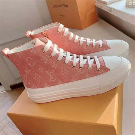 louis vuitton shoes women sneakers|Louis Vuitton denim sneakers women's.